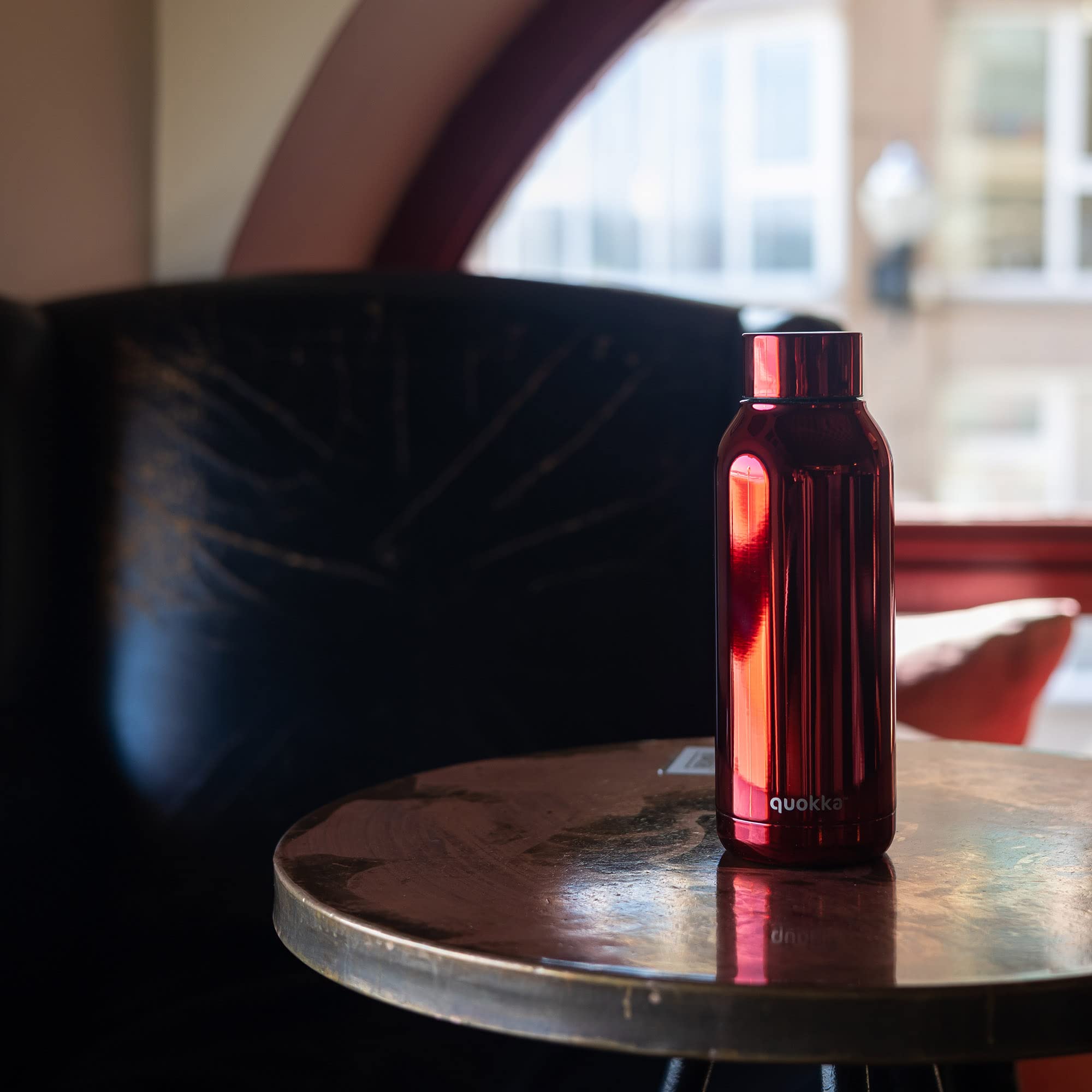 Quokka Solid Sleek Ruby bouteille isotherme 510 ml