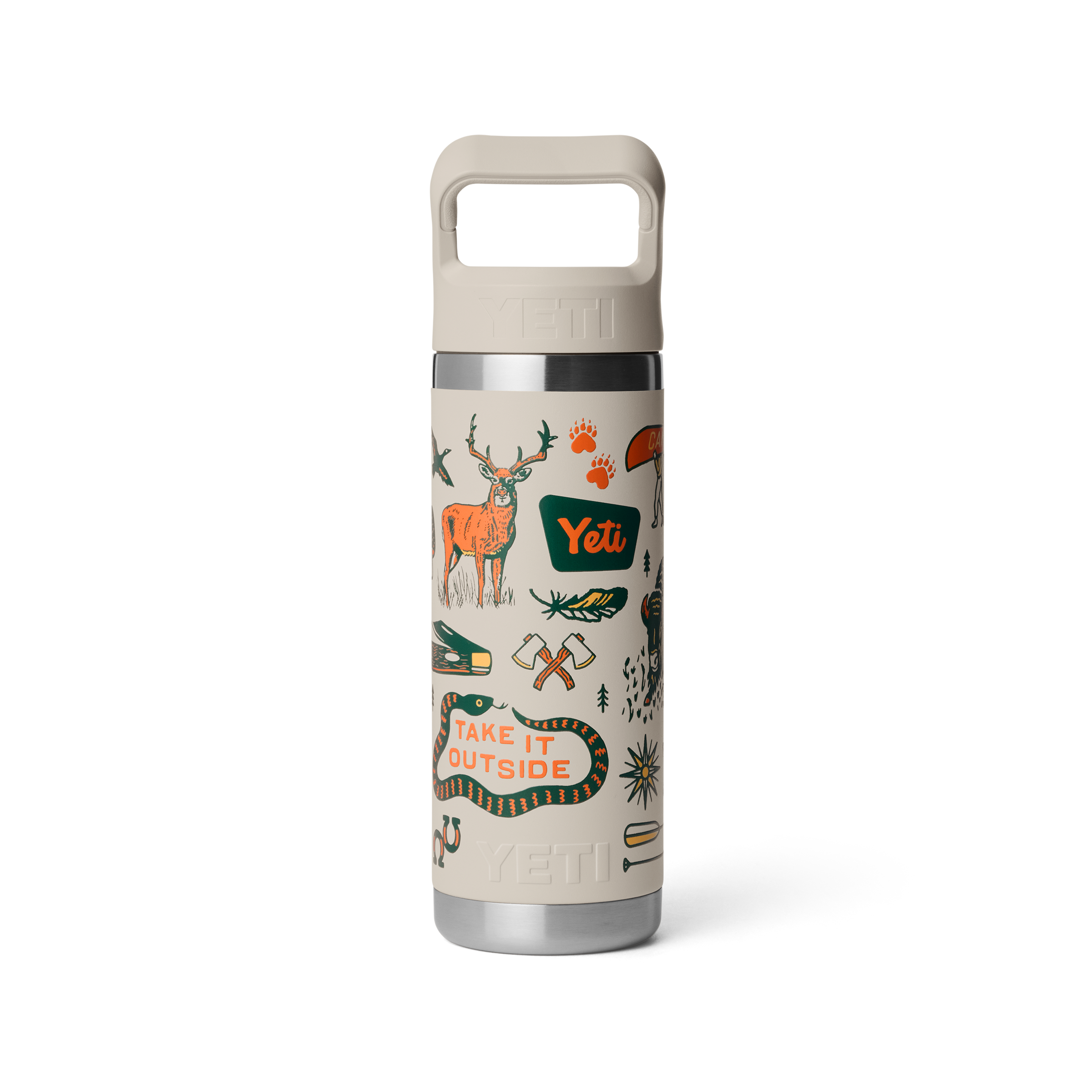 YETI Rambler 18 oz (532 ml) gourde isotherme Cape Summer Camp