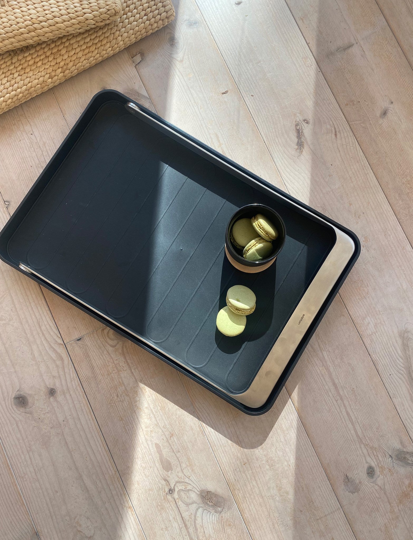 Stelton Orlo Take Away plateau de service poignée inox