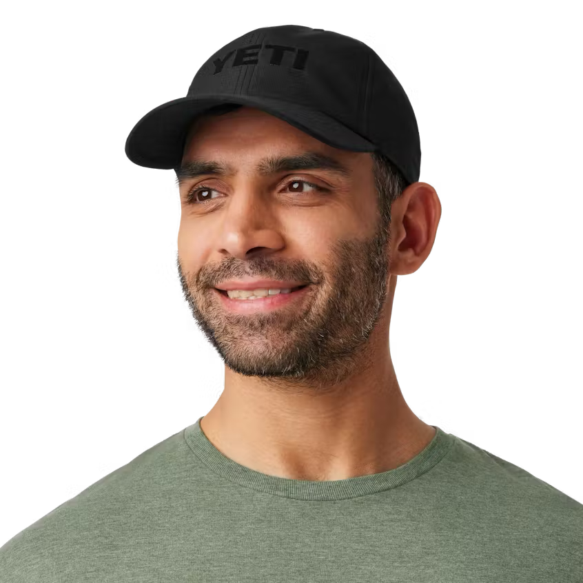 YETI Outdoor Gear Logo Performance casquette noir UPF 50