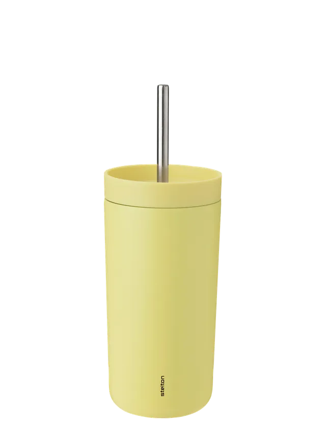 Stelton To Go Sip gobelet isotherme 400 ml paille inox