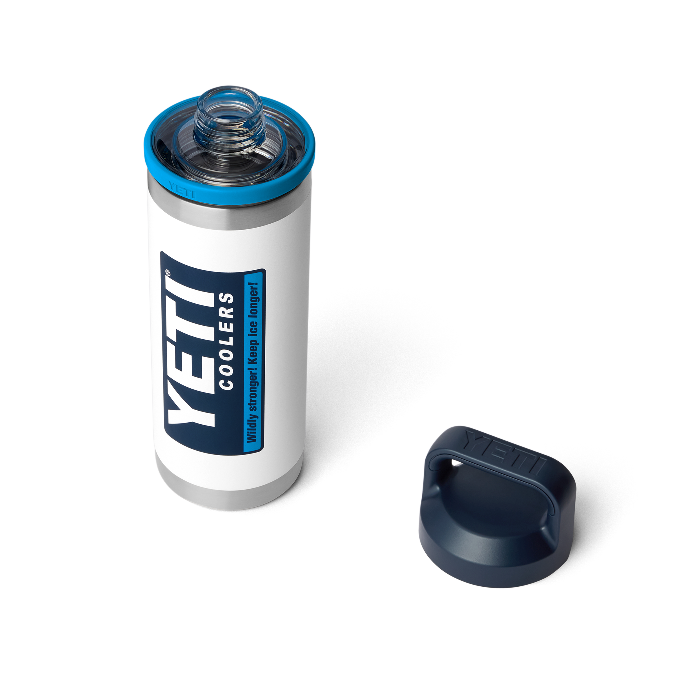 YETI Rambler Gourde isotherme 532 ml White/Blue