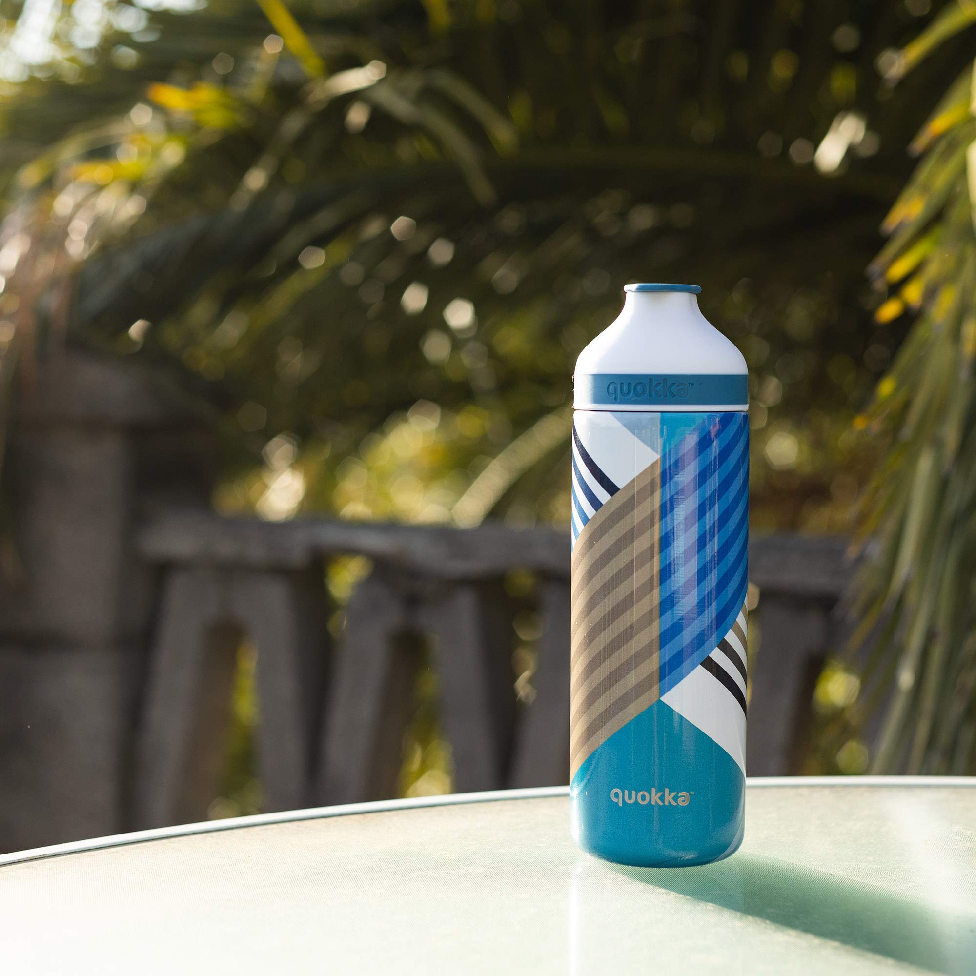 Quokka Mineral Steel Geo 430 ml bouteille isotherme inox