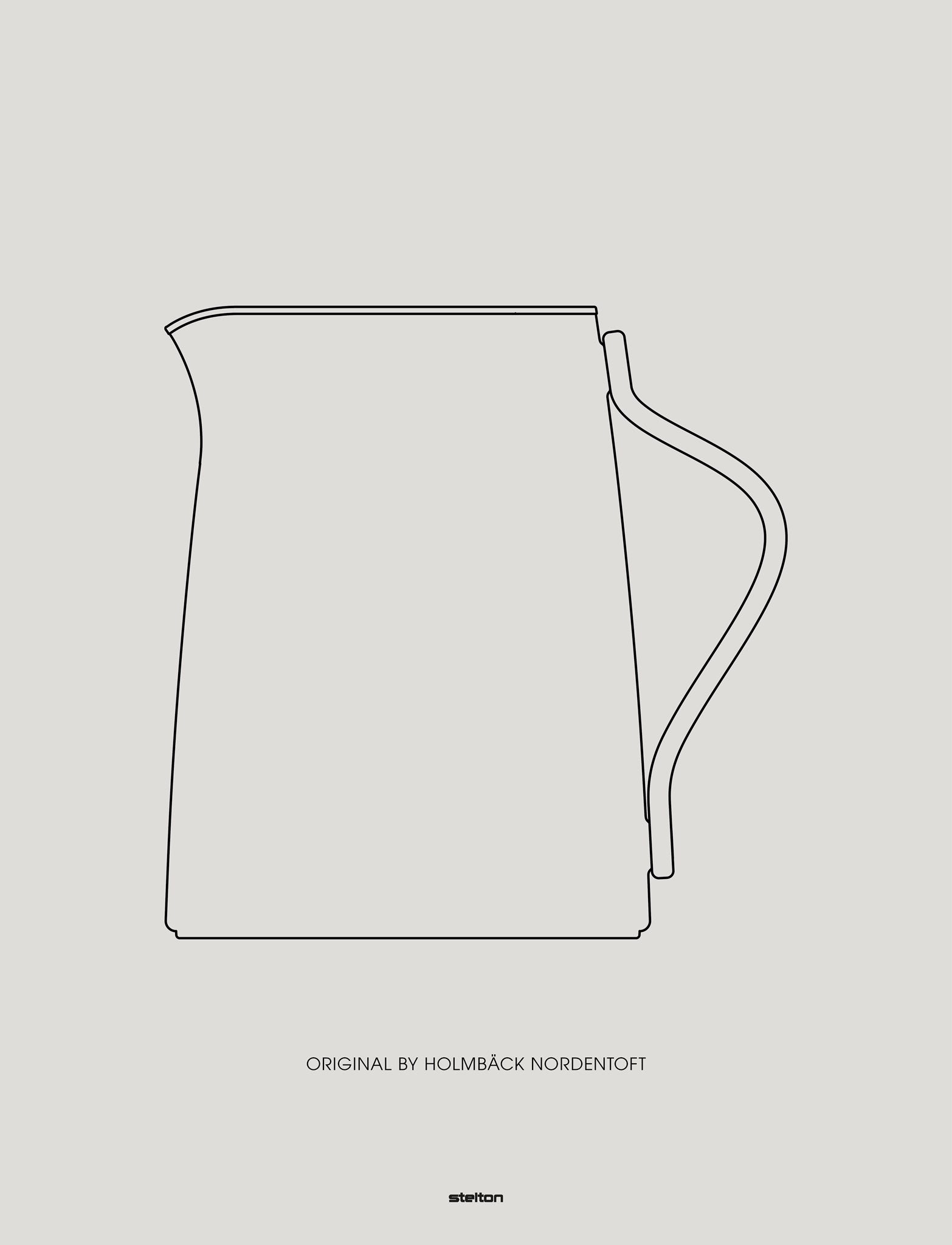 Stelton Emma théière isotherme 1 L gris filtre intégré