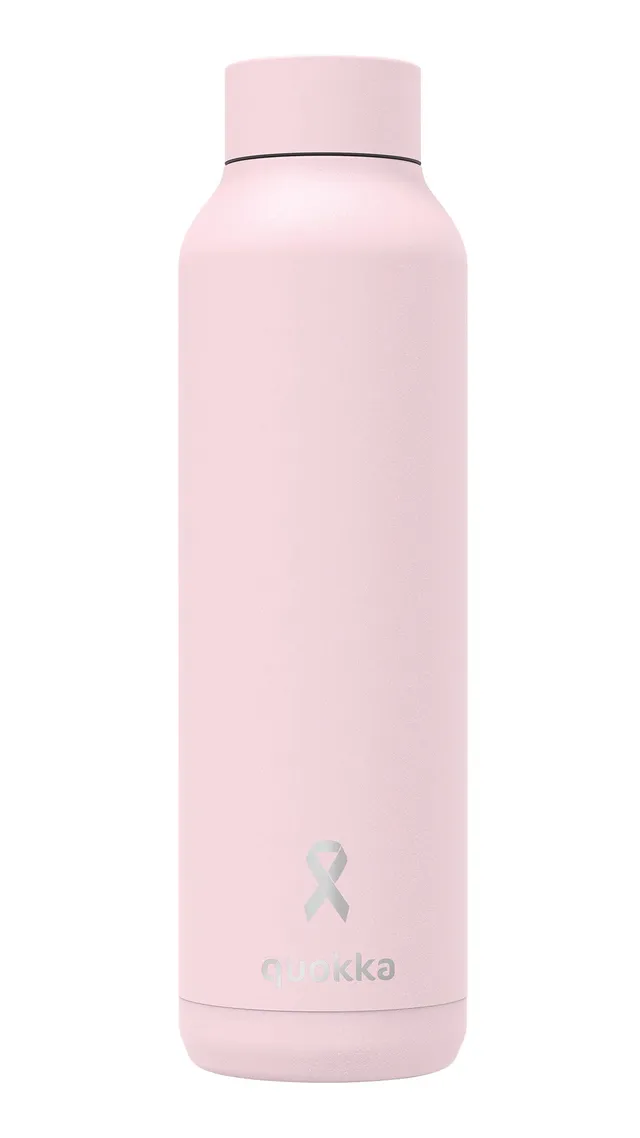 Quokka Solid Quartz Pink bouteille isotherme 630 ml