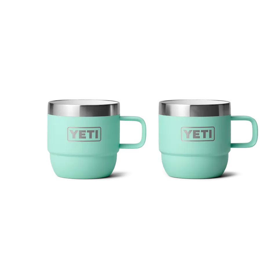 YETI Rambler 6 oz mug isotherme seafoam 177 ml x2