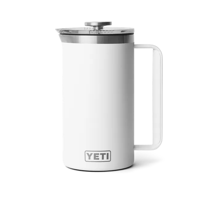 YETI Rambler cafetiere piston 1 L blanche isotherme