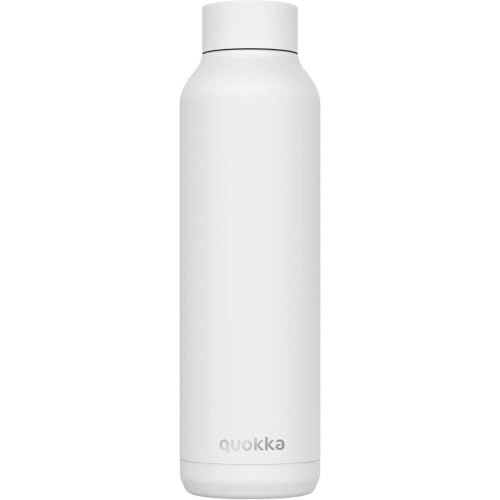 Quokka Solid White 850 ml bouteille isotherme inox grand format