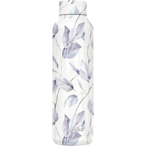 Quokka Solid Gray Bouquet gourde isotherme 630 ml inox
