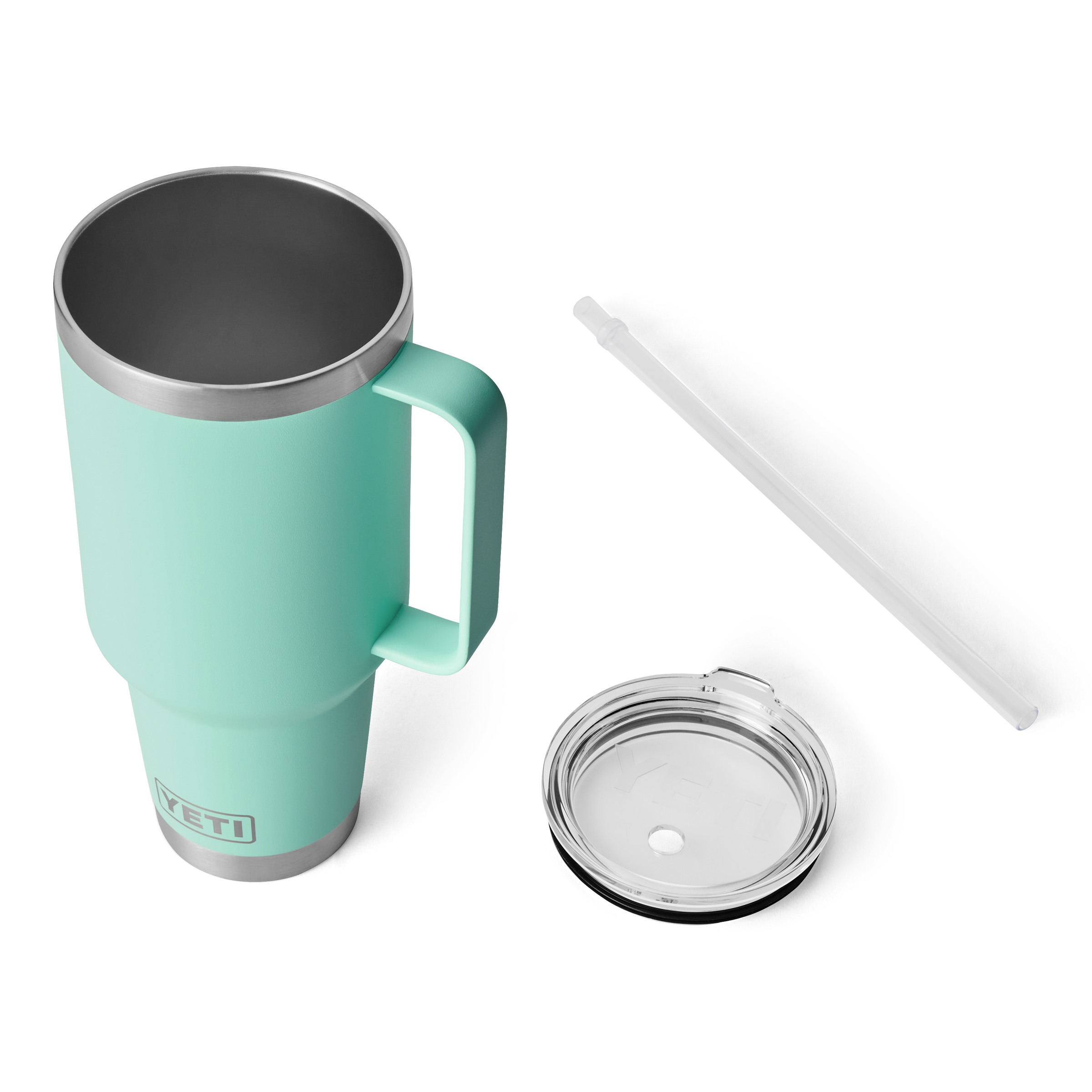 YETI Rambler 42 oz Mug isotherme Seafoam 1,2 l paille