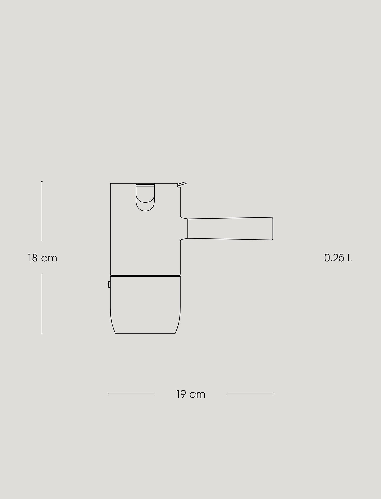 Stelton Collar cafetière italienne moka 250 ml induction