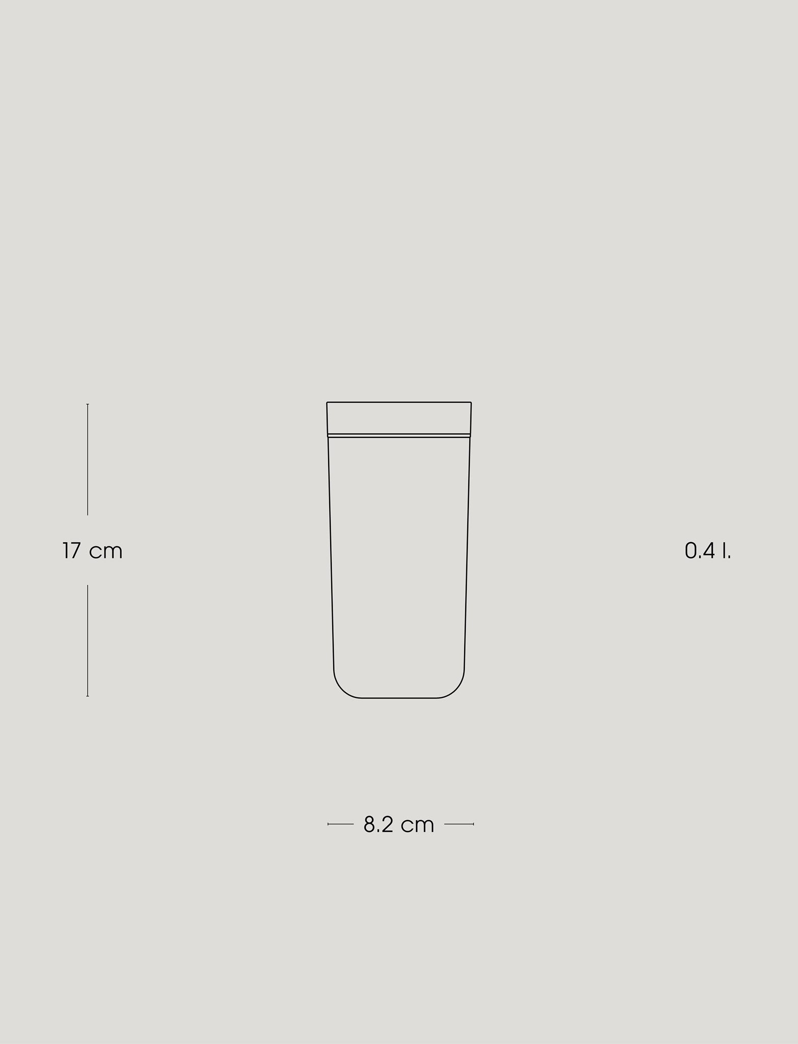 Stelton To Go Click gobelet isotherme 400 ml inox