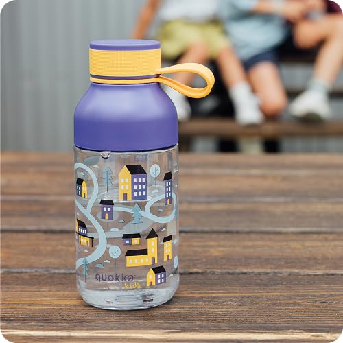 Quokka Ice Kids Town 430 ml gourde enfant paille