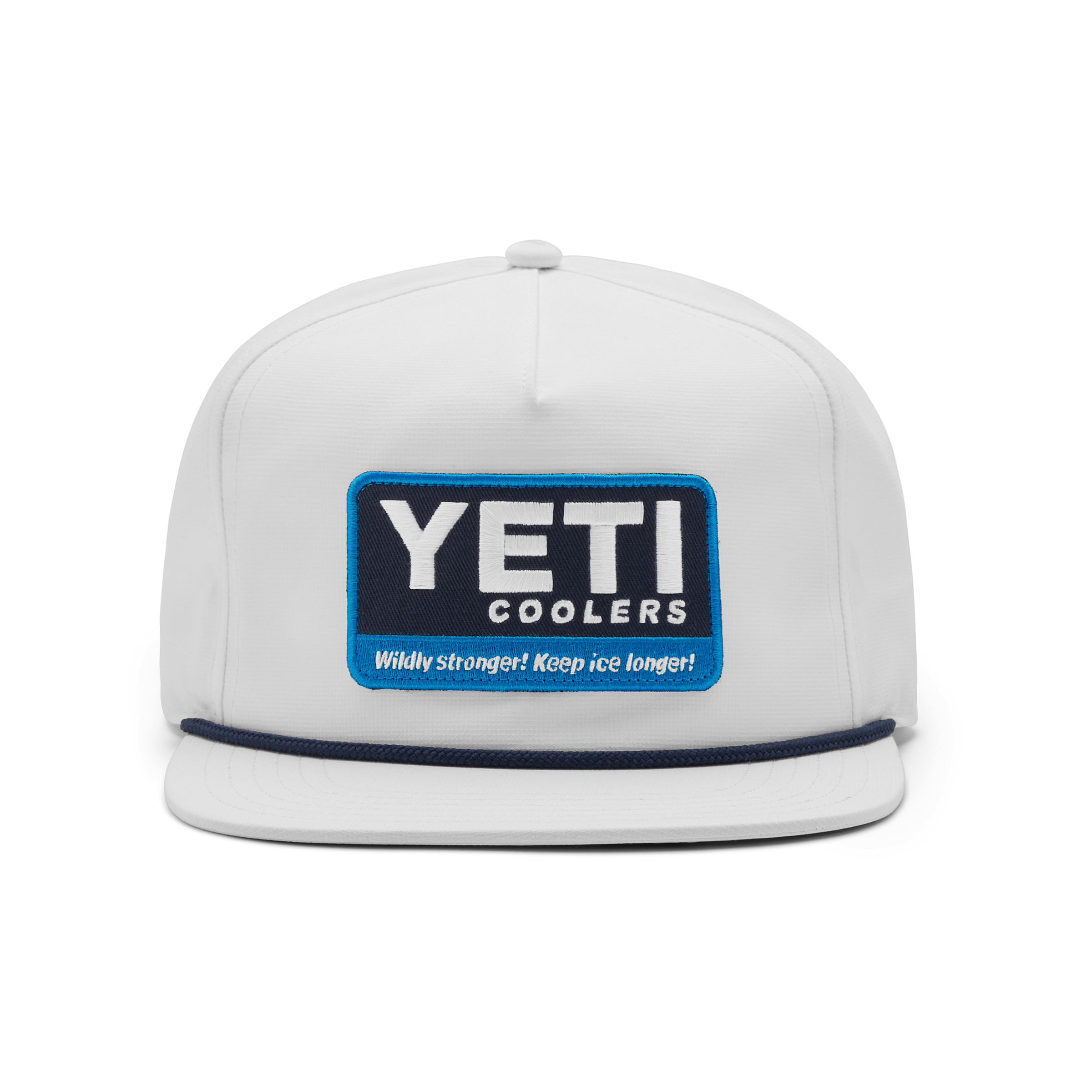 YETI Coolers casquette Flat Brim Rope blanche coton