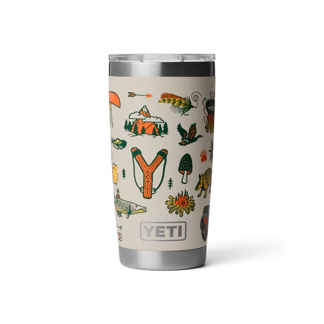 YETI Rambler 20 oz (591 ml) gobelet isotherme Cape Summer Camp