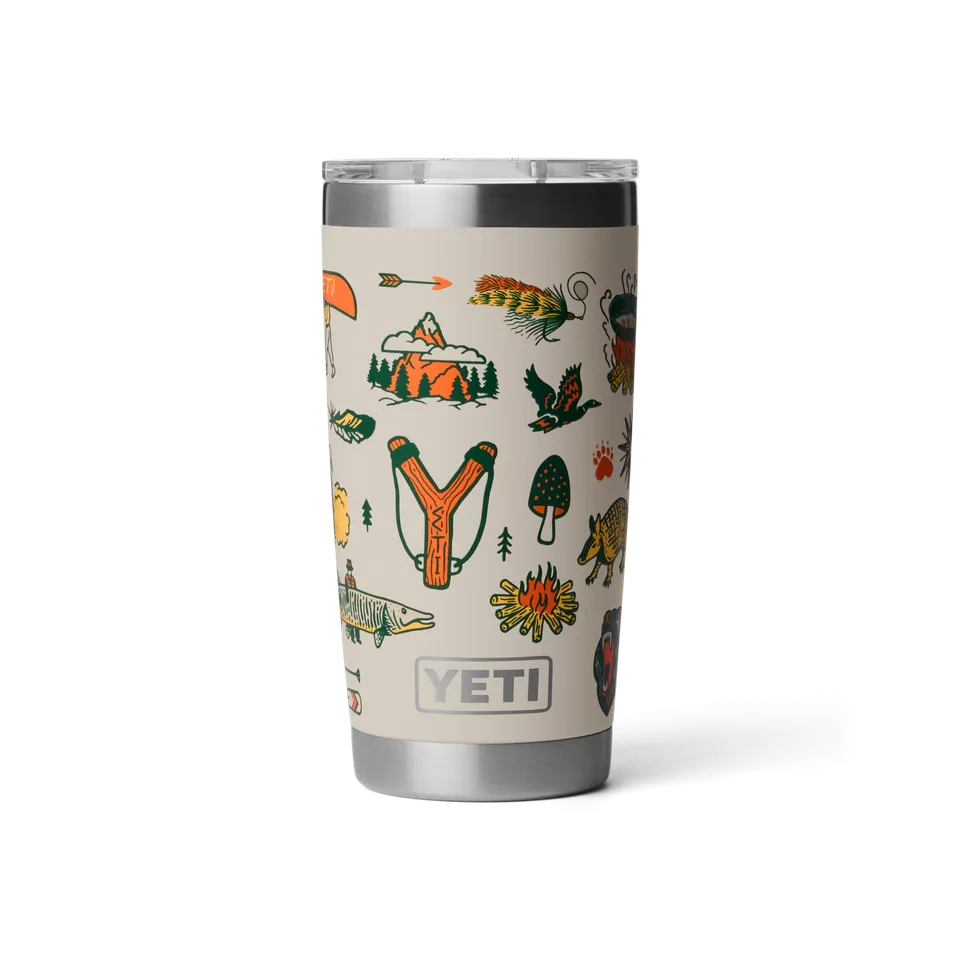 YETI Rambler 20 oz (591 ml) gobelet isotherme Cape Summer Camp