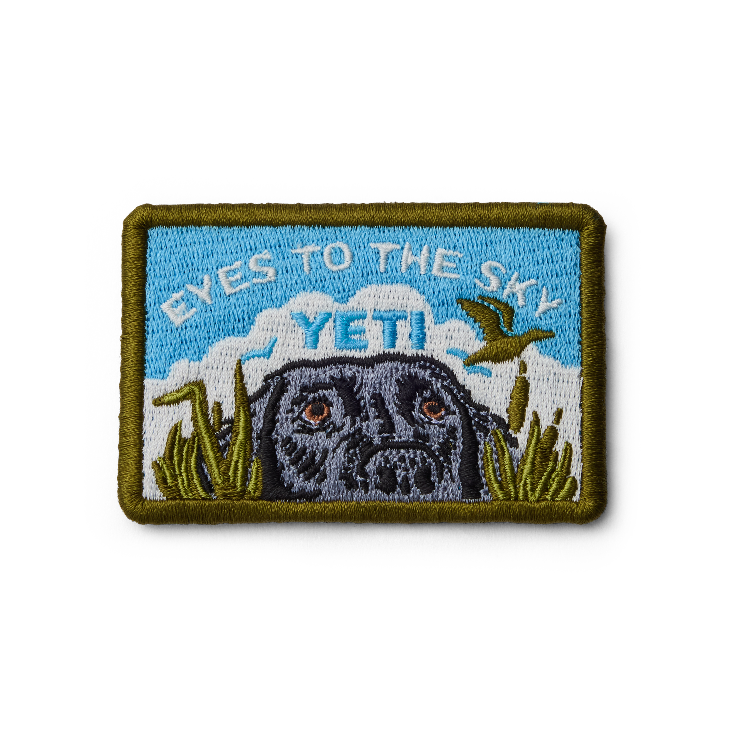 YETI Eyes to the Sky patch écusson Blue