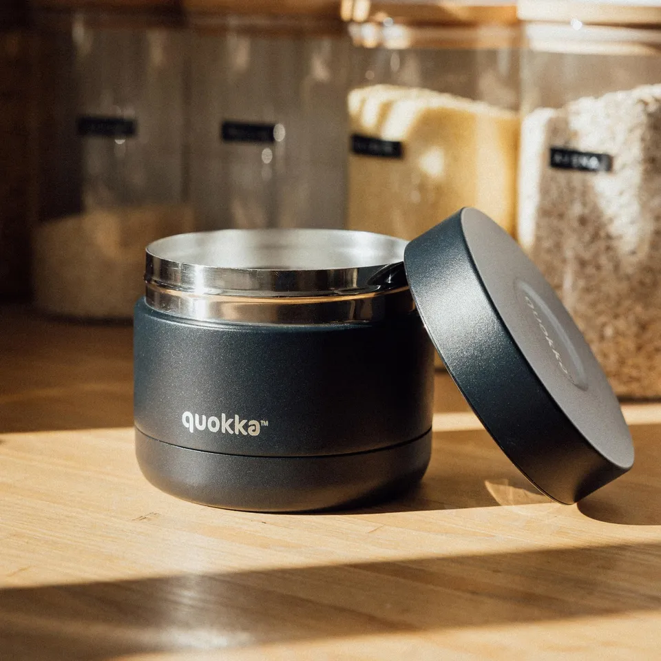 Quokka Whim récipient isotherme inox Black 600 ml