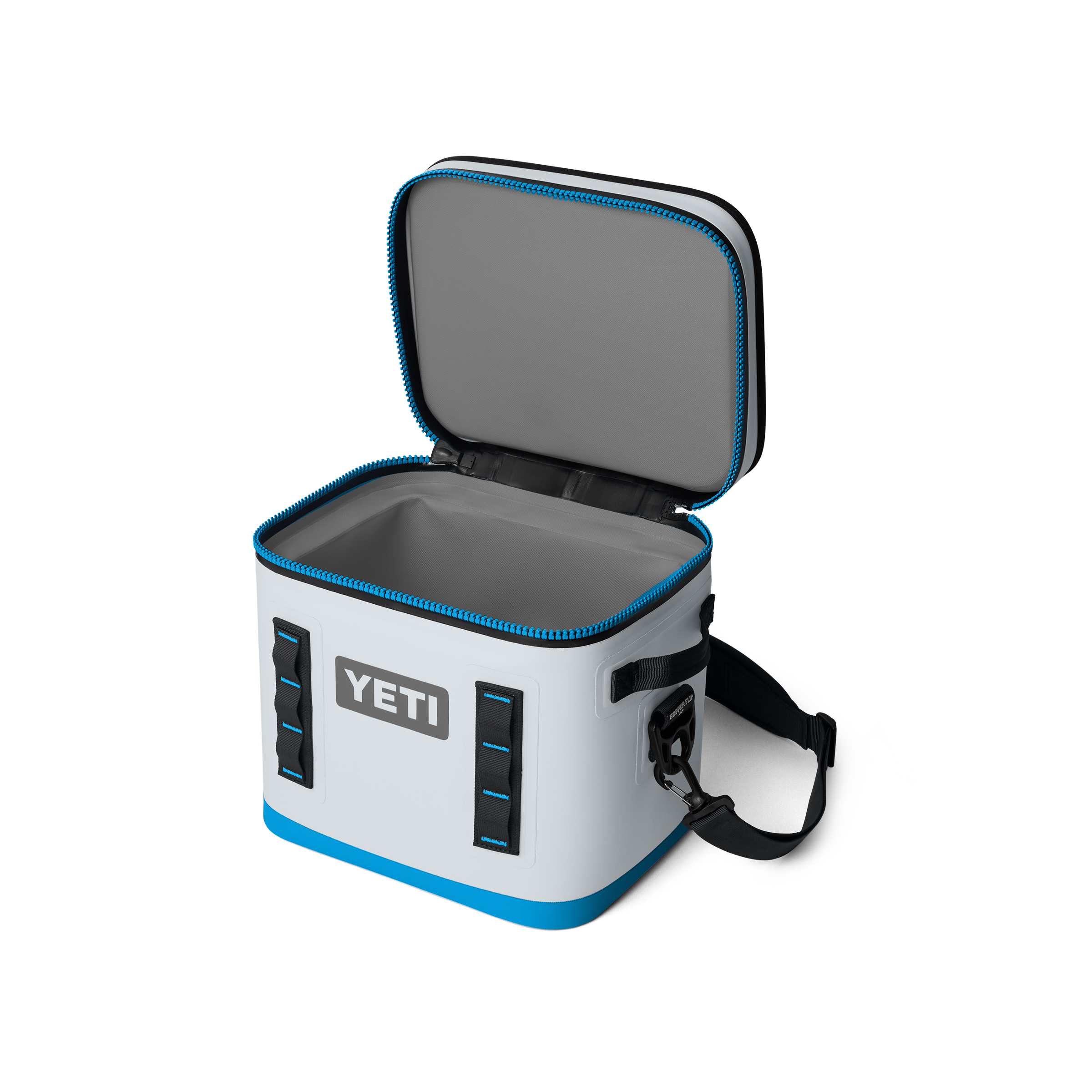 YETI Hopper Flip 12 sac isotherme Fog Grey Blue 24 canettes