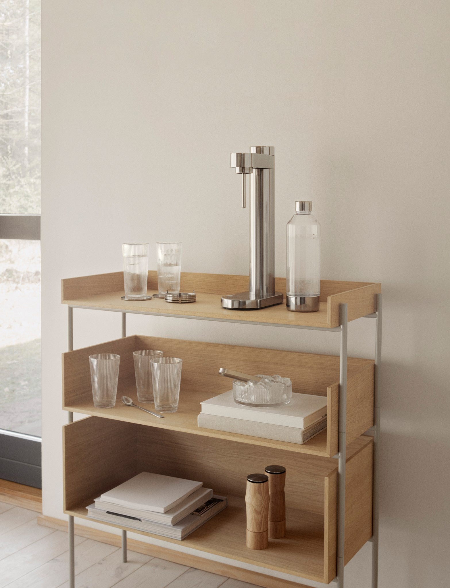Stelton Brus machine eau gazeuse acier inoxydable