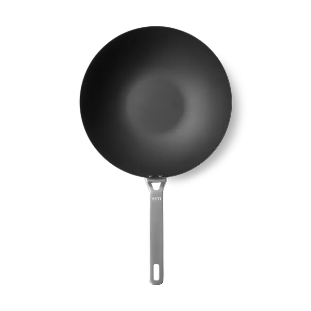 YETI Outdoor Wok acier carbone Carbon Steel pré-culotté