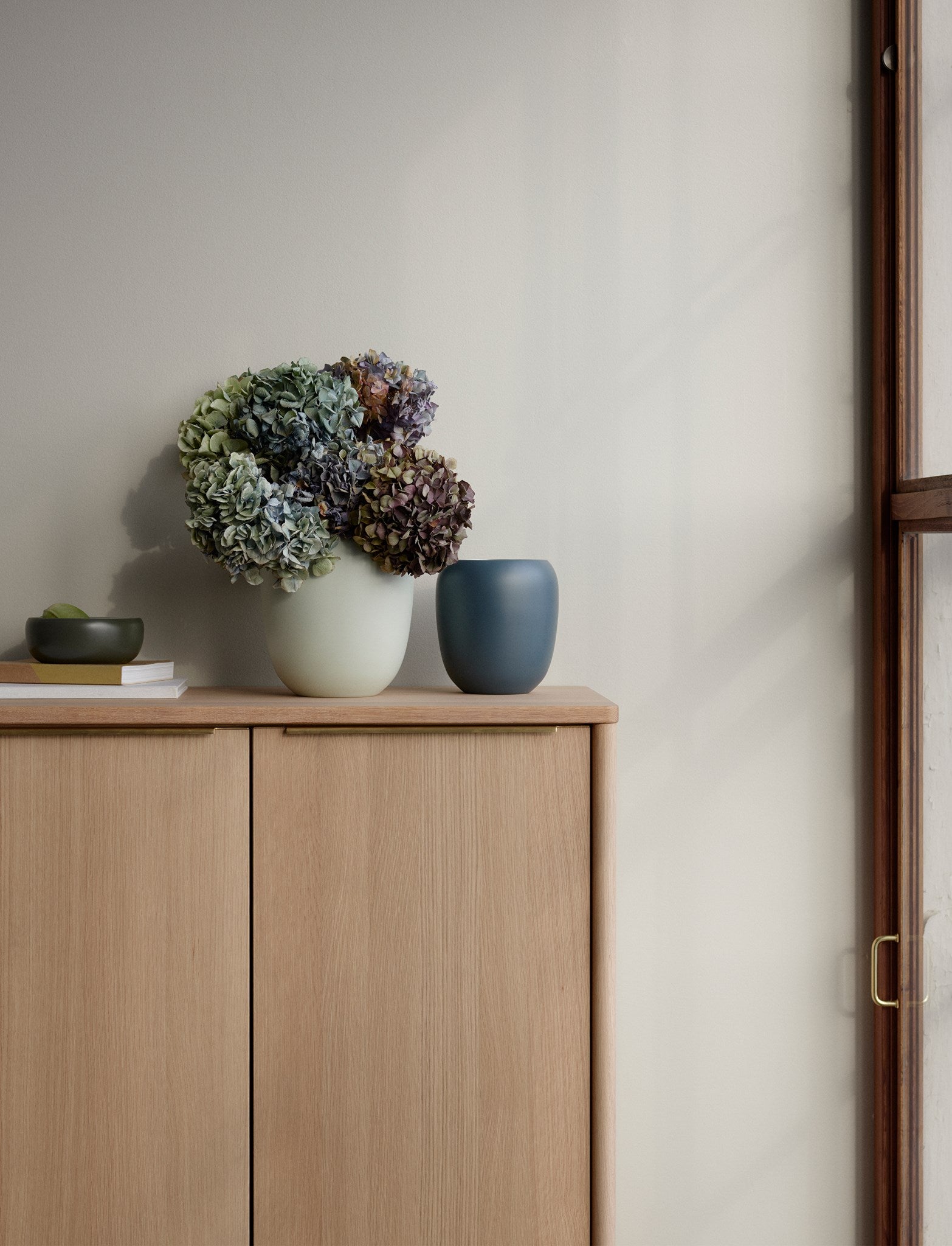 Stelton Ora vase H 21,6 cm mat bord acier