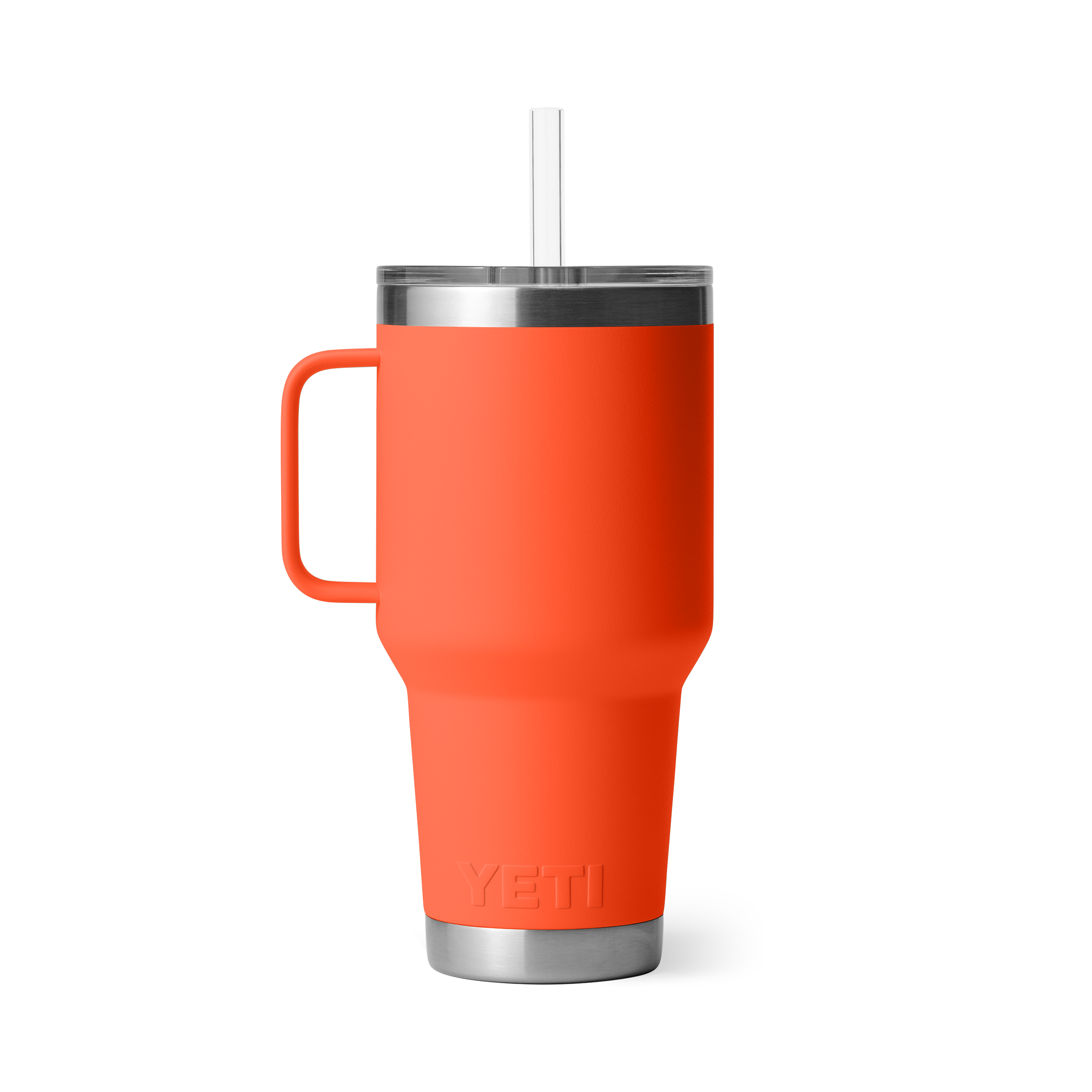 YETI Rambler Mug Paille 1 L Papaya Isotherme Inox