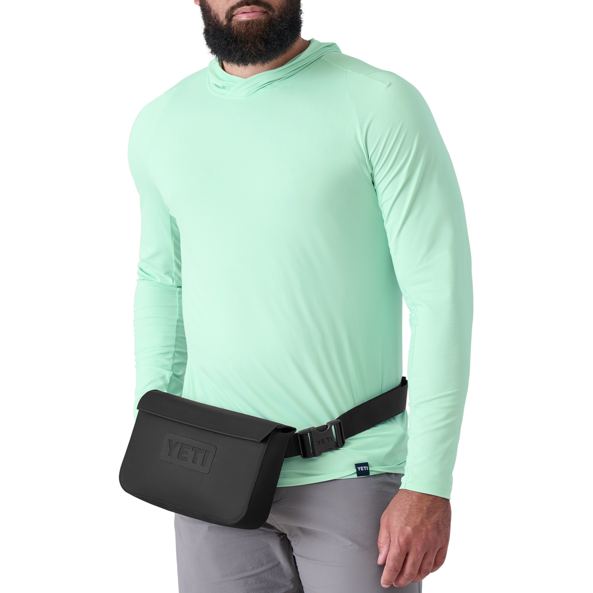 YETI SideClick Sangle bandoulière noire polyester réglable