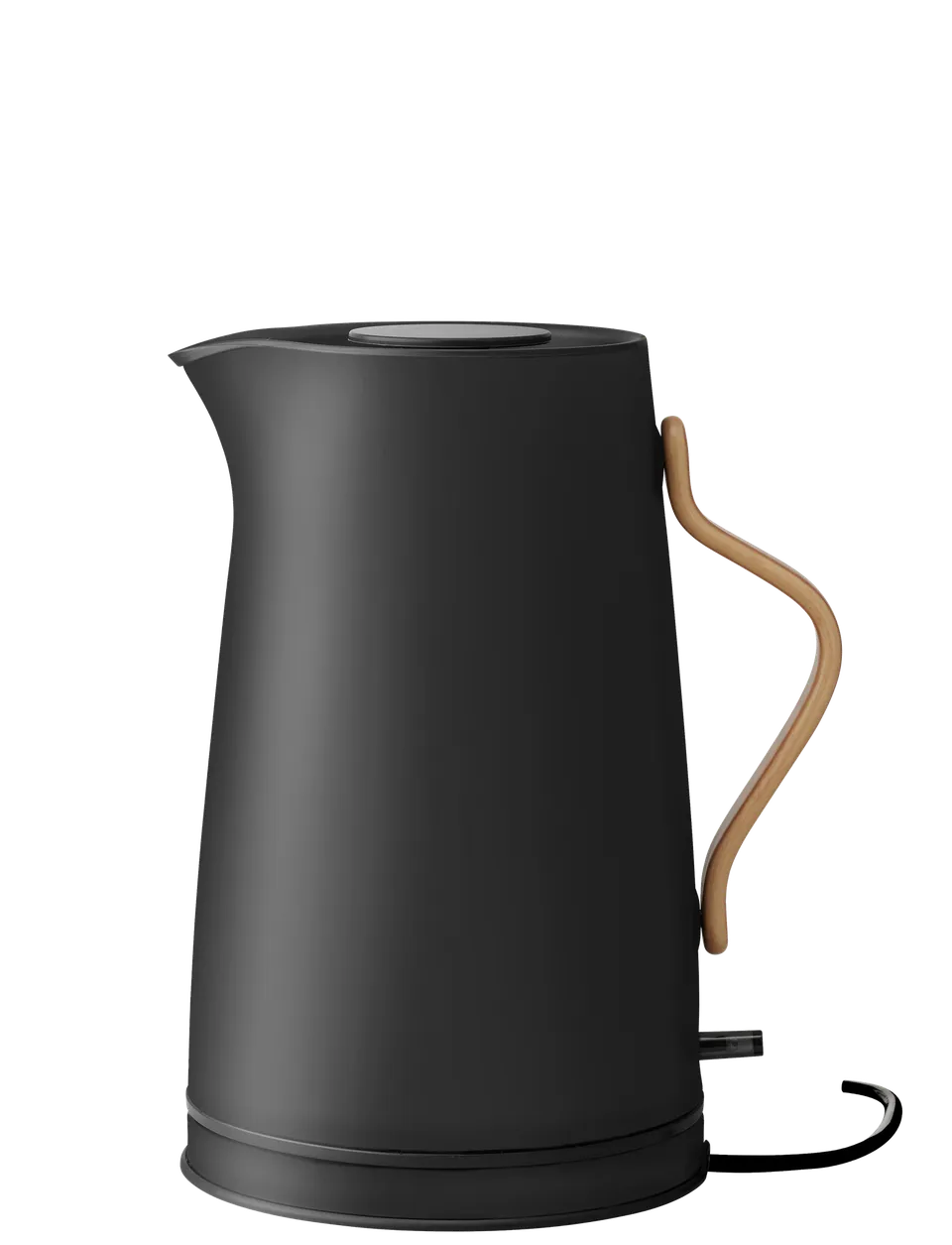 Stelton Emma bouilloire électrique 1,2 L noire hêtre