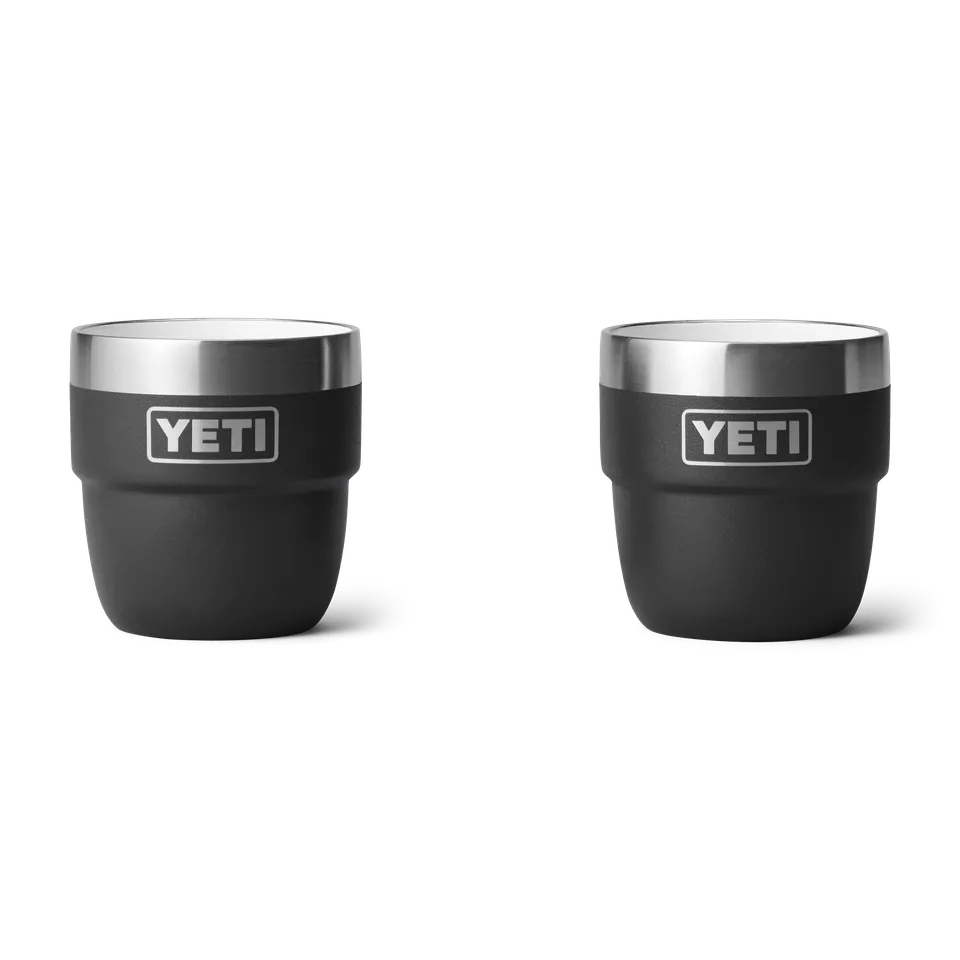 YETI Rambler 4 oz tasses espresso 118 ml noir lot 2