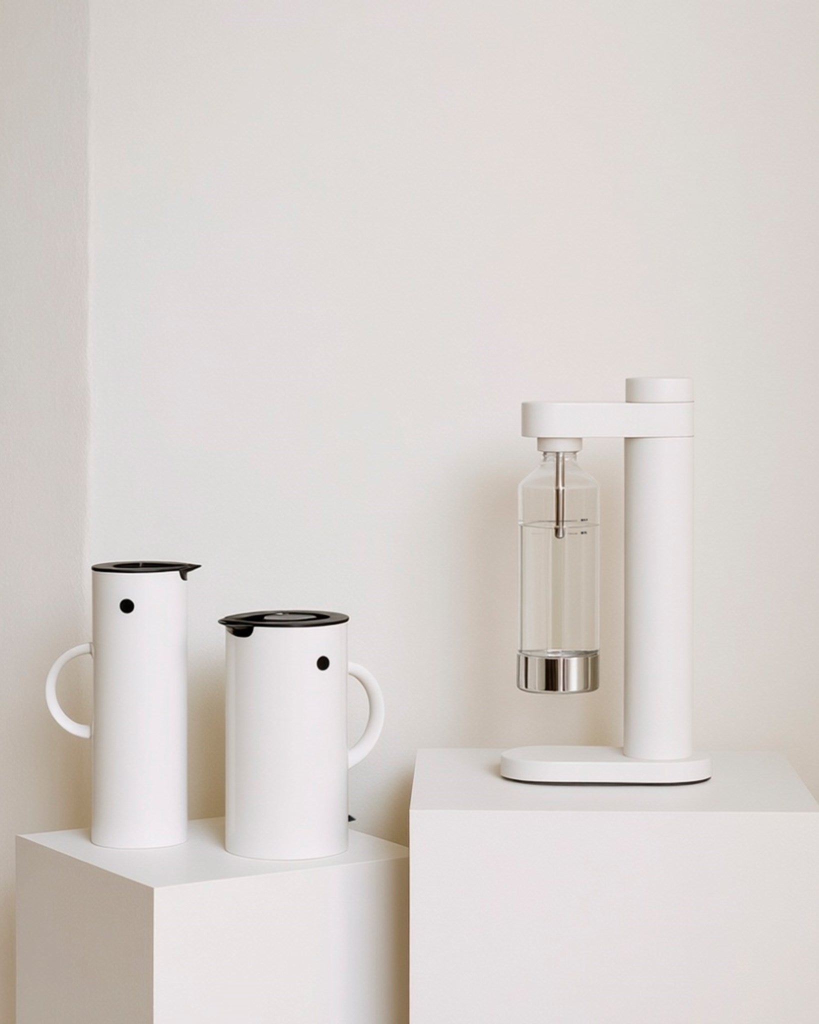 Stelton Brus carbonateur eau gazeuse inox bouteille PET