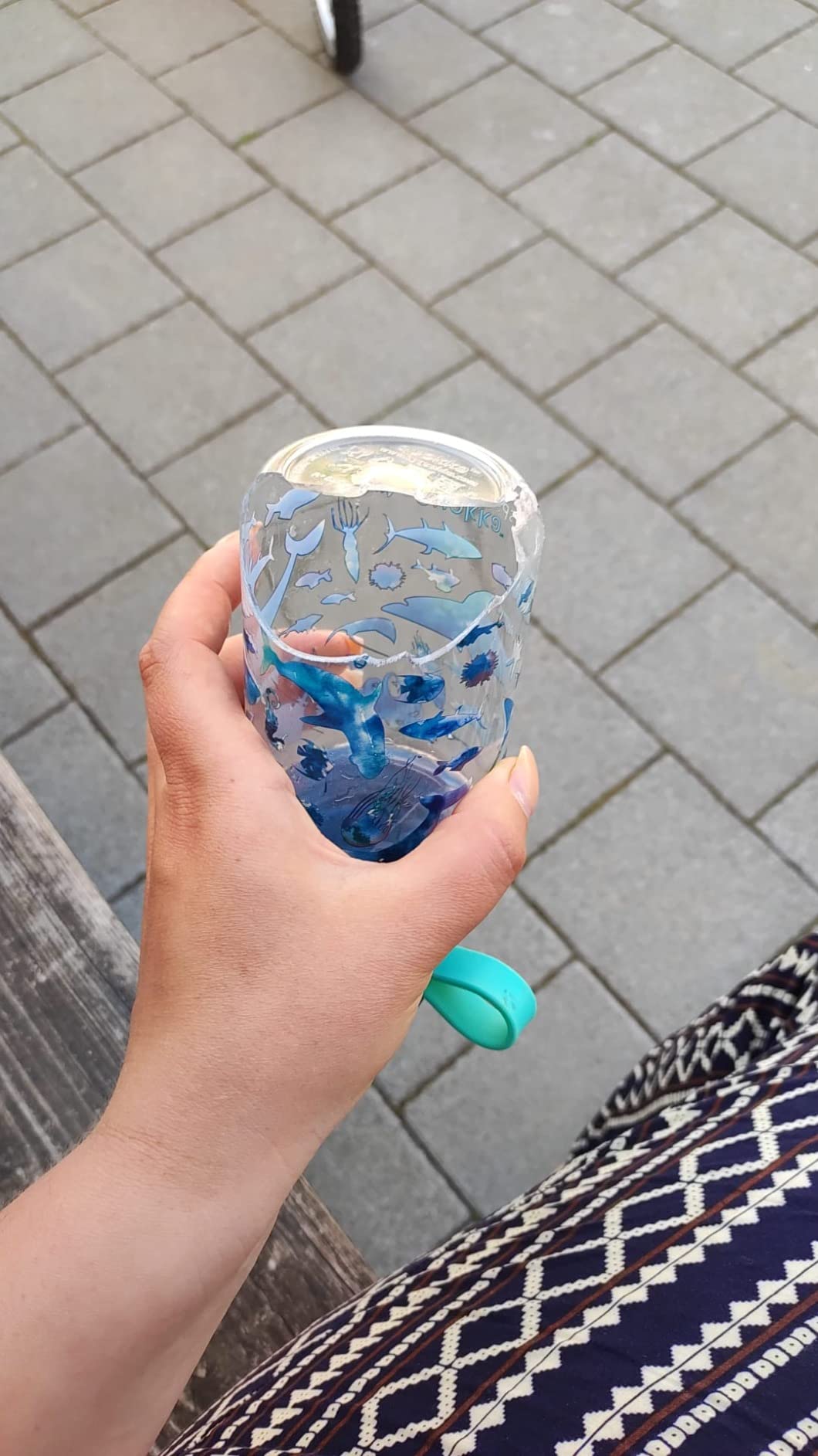 Quokka Ice Kids gourde Tritan 430 ml Sea Animals enfant