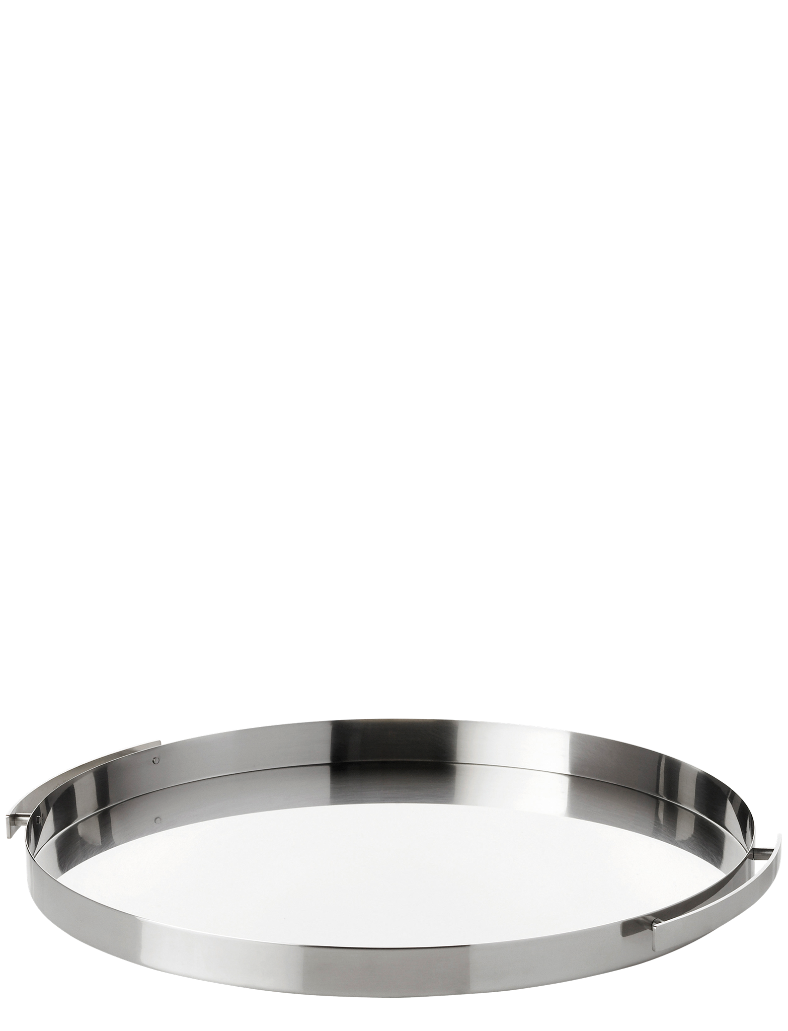 Stelton Cylinda plateau service Ø 33,5 cm inox poignées