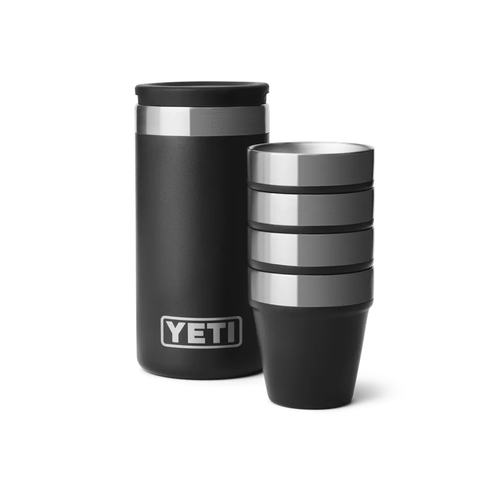 YETI Shot Glasses Verres shot inox Noir 48 ml