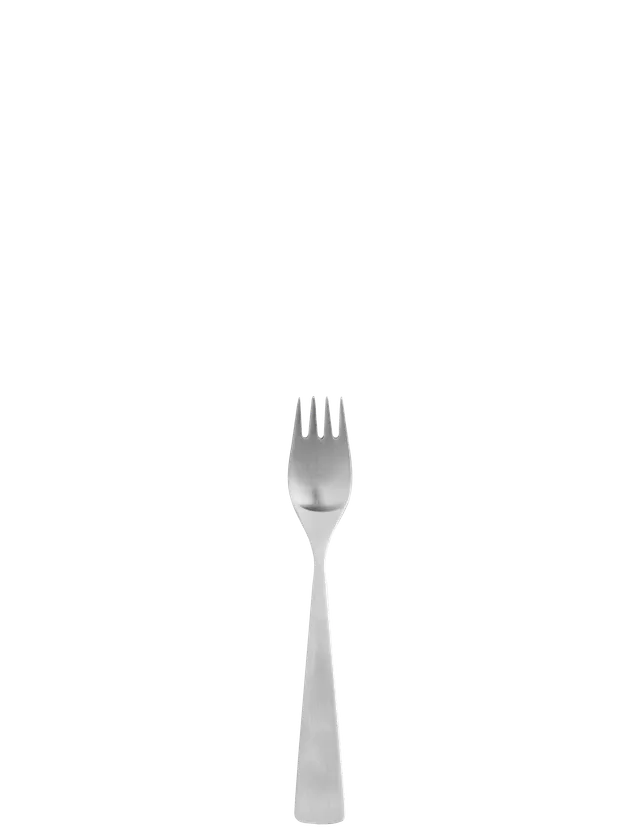 Stelton Maya fourchette dessert inox manche large