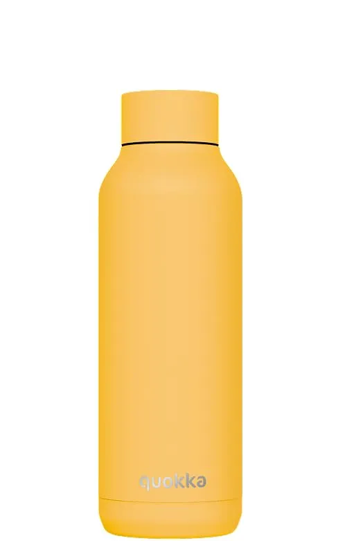 QUOKKA SOLID bouteille isotherme 510 ml Safran Jaune