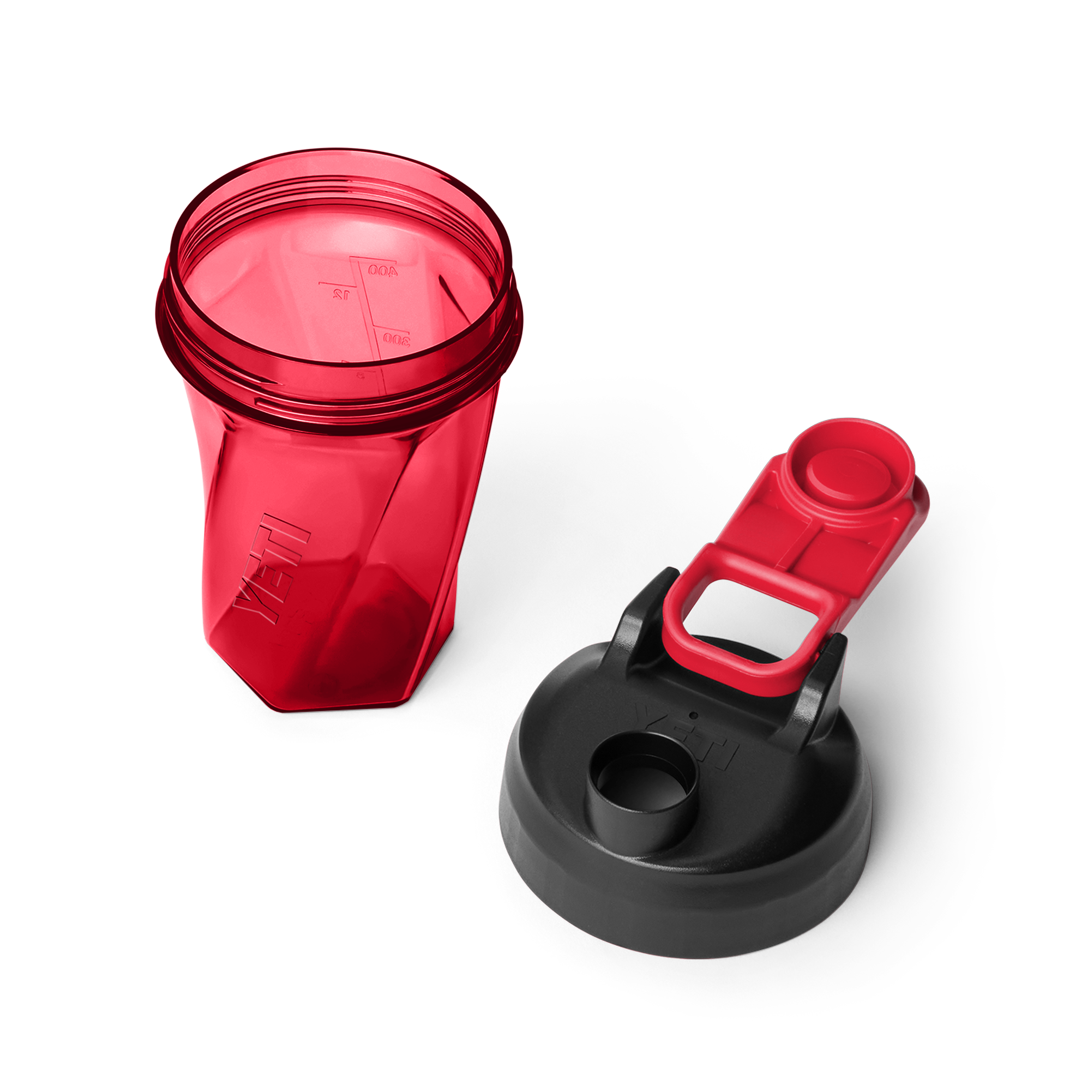 YETI Yonder 20 oz 591 ml shaker Rescue Red gradué