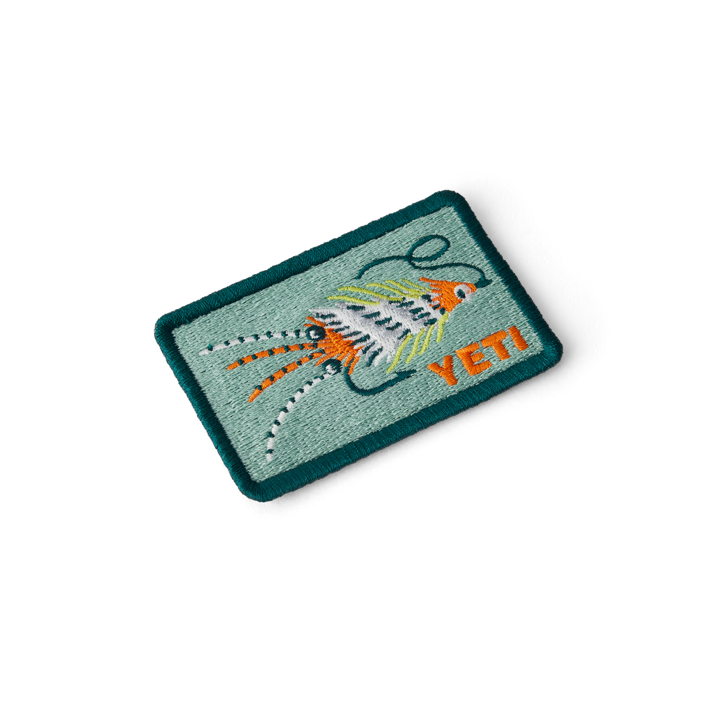 YETI Fish Patch écusson Teal 5x7 cm