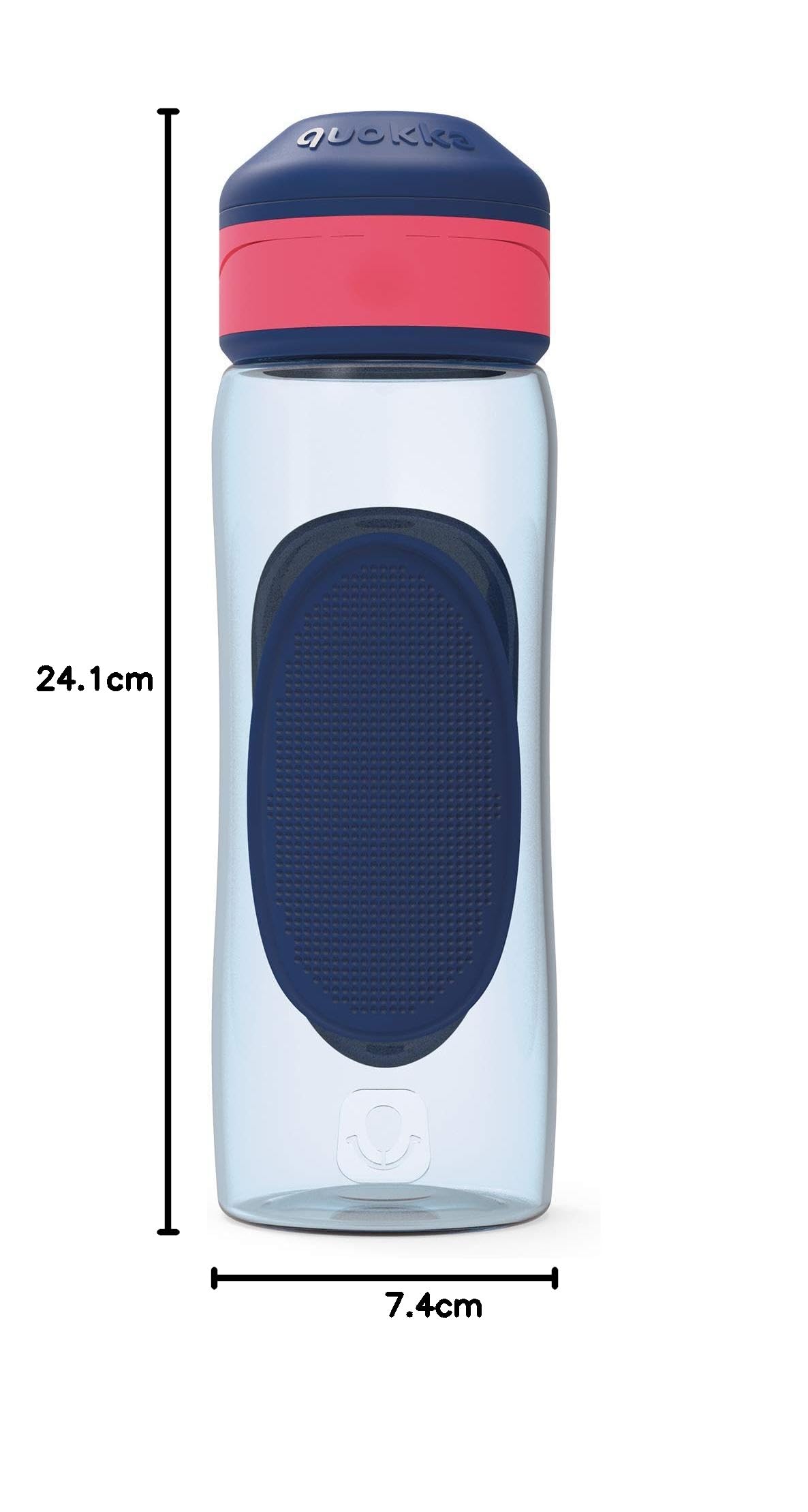 Quokka Splash Indigo bouteille Tritan 730 ml bouton