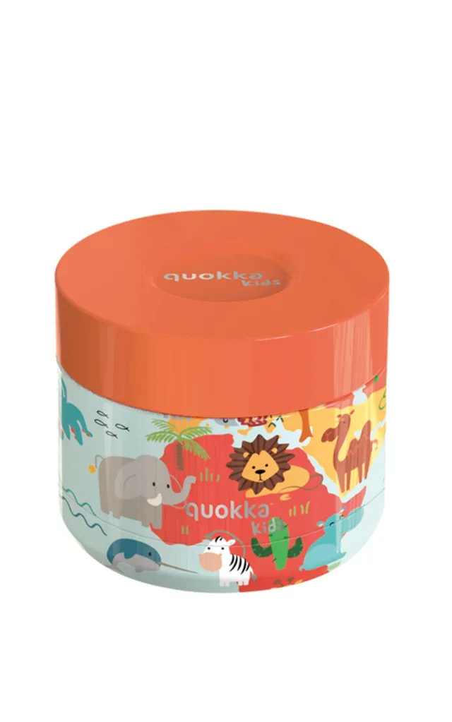 Quokka Whim 369 ml boîte isotherme Map of Life inox