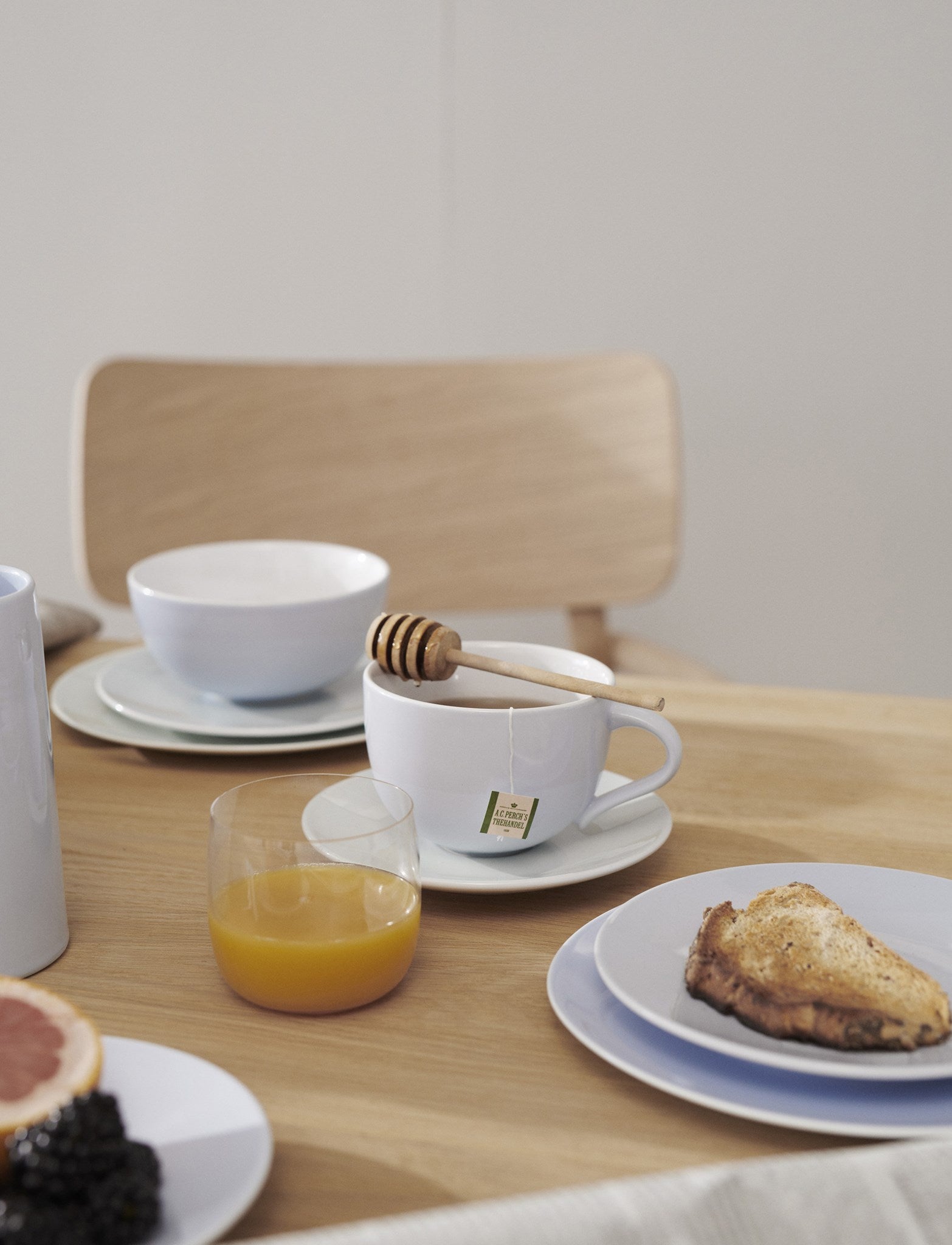 Stelton Emma soucoupe 16,5 cm lot 2 bleu