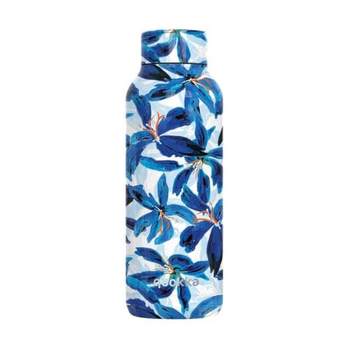 Quokka Solid Blue Hibiscus bouteille isotherme 630 ml