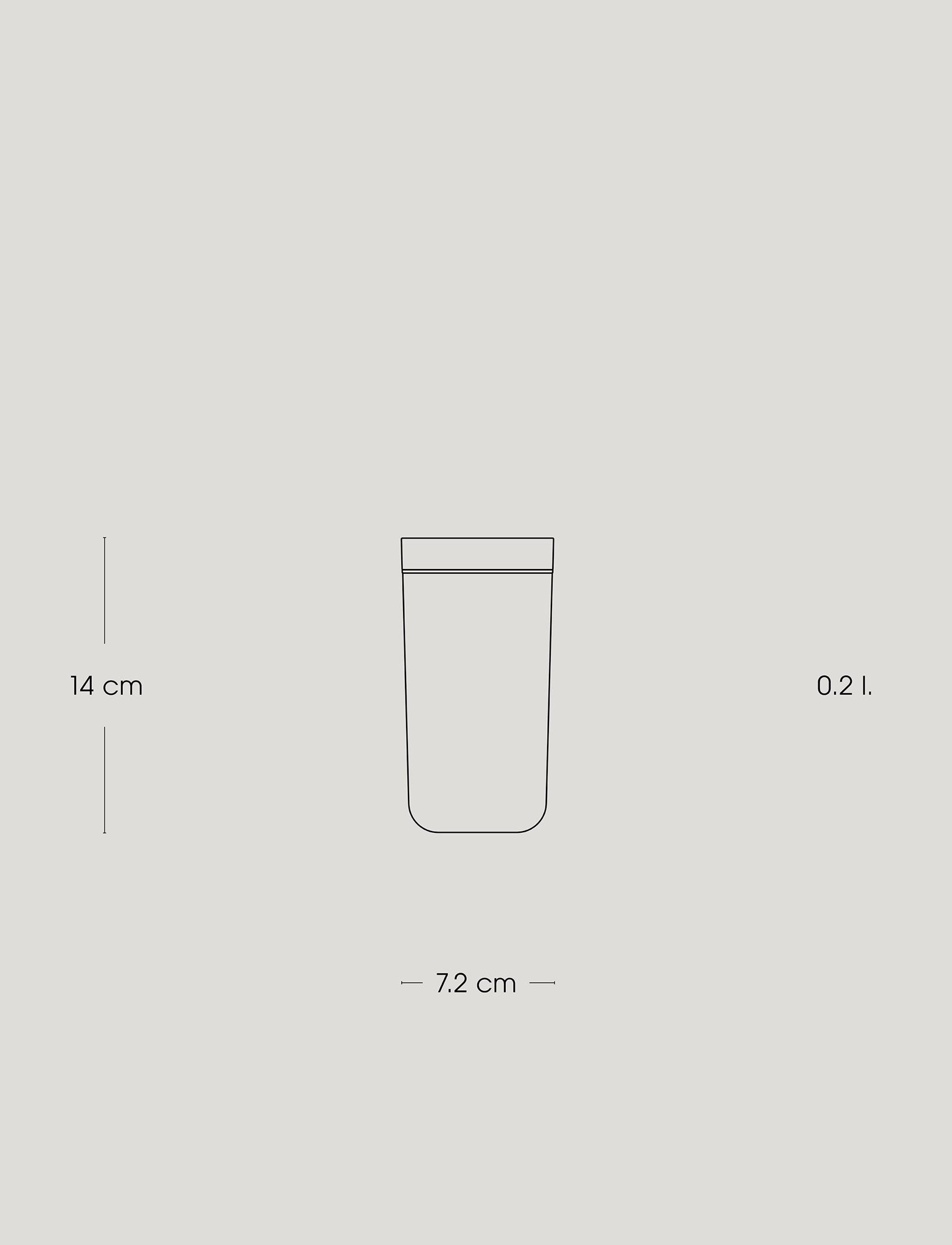 Stelton To Go Click gobelet isotherme 200 ml inox