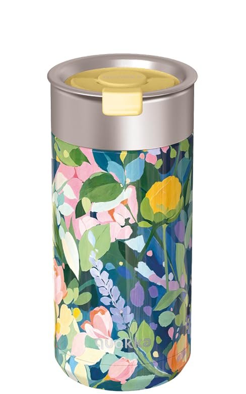 Quokka Boost mug isotherme Floral Party 400 ml infuseur thé