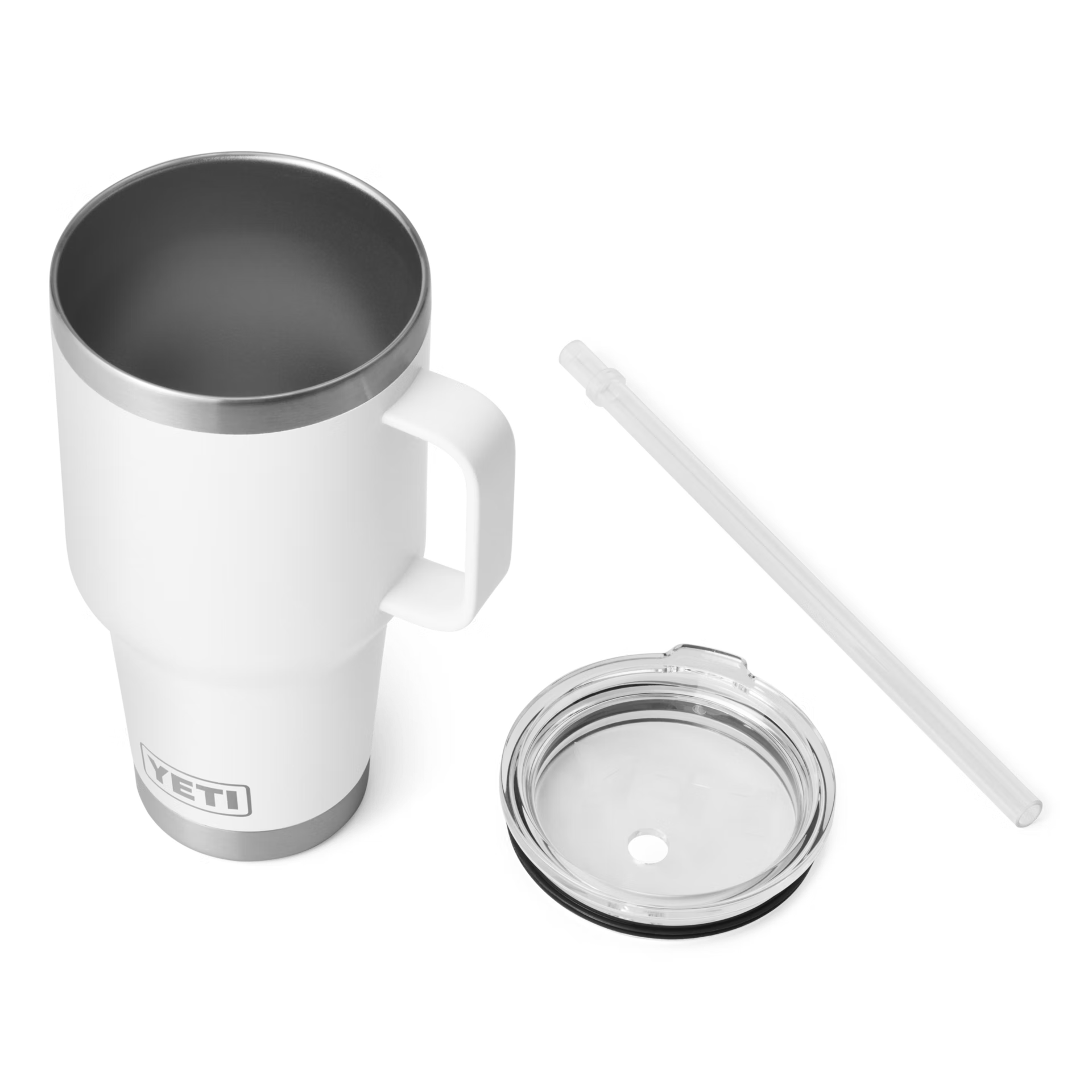 YETI Rambler 1 L mug isotherme paille White