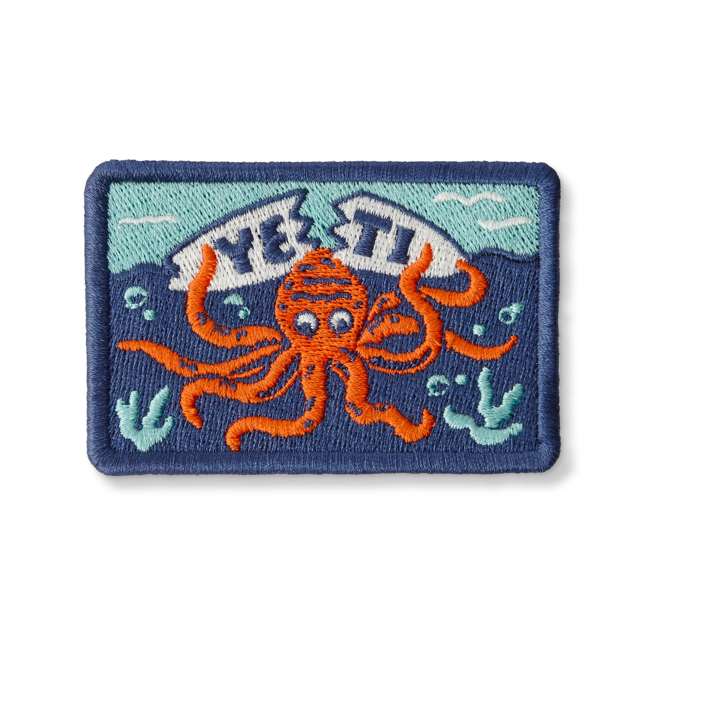 YETI Heritage Patch pieuvre côtier bleu pour sac