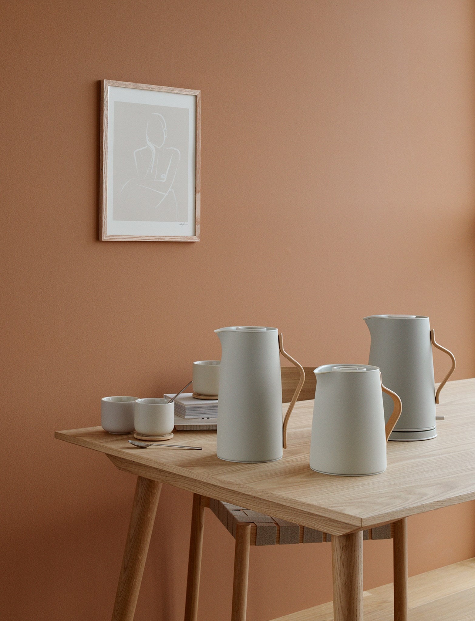 Stelton Emma bouilloire électrique 1,2 L sable