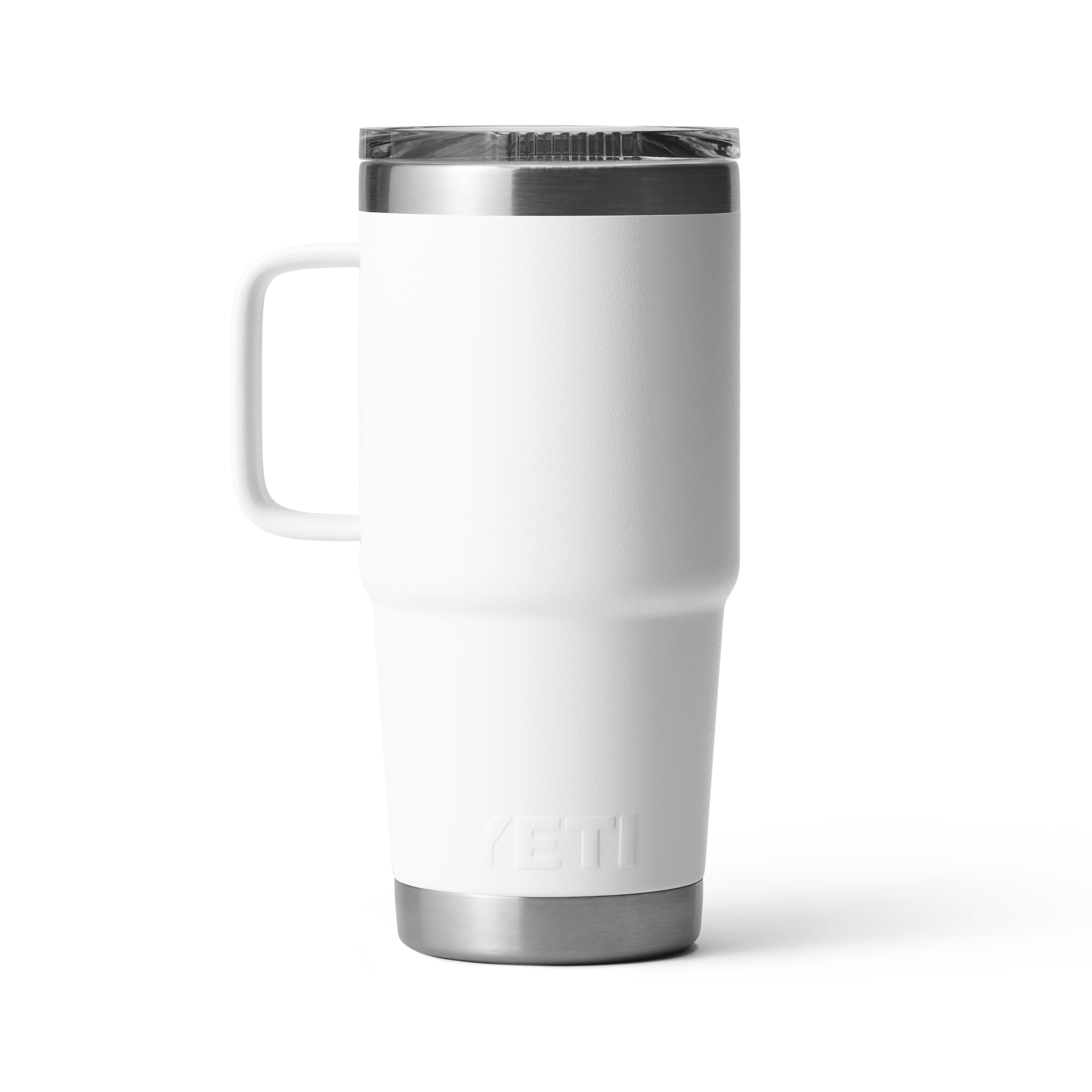 YETI Rambler 20 oz mug voyage 591 ml blanc poignée