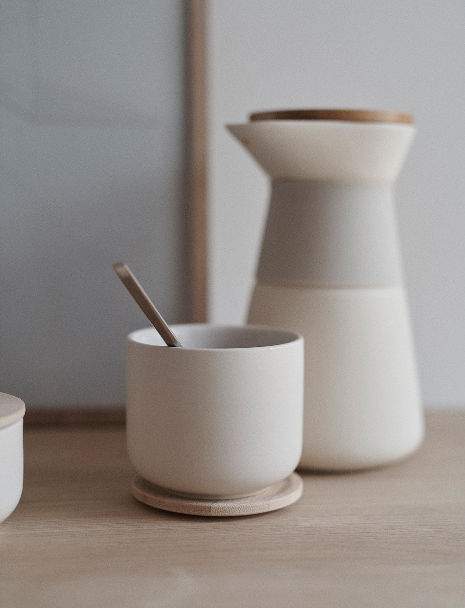 Stelton Theo tasse à thé 20 cl grès sous-verre