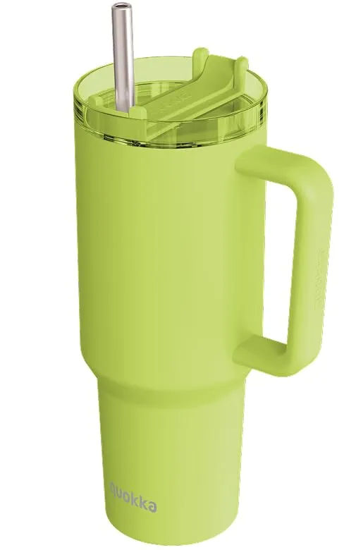 QUOKKA Stream tasse isotherme apple green 1200 ml inox